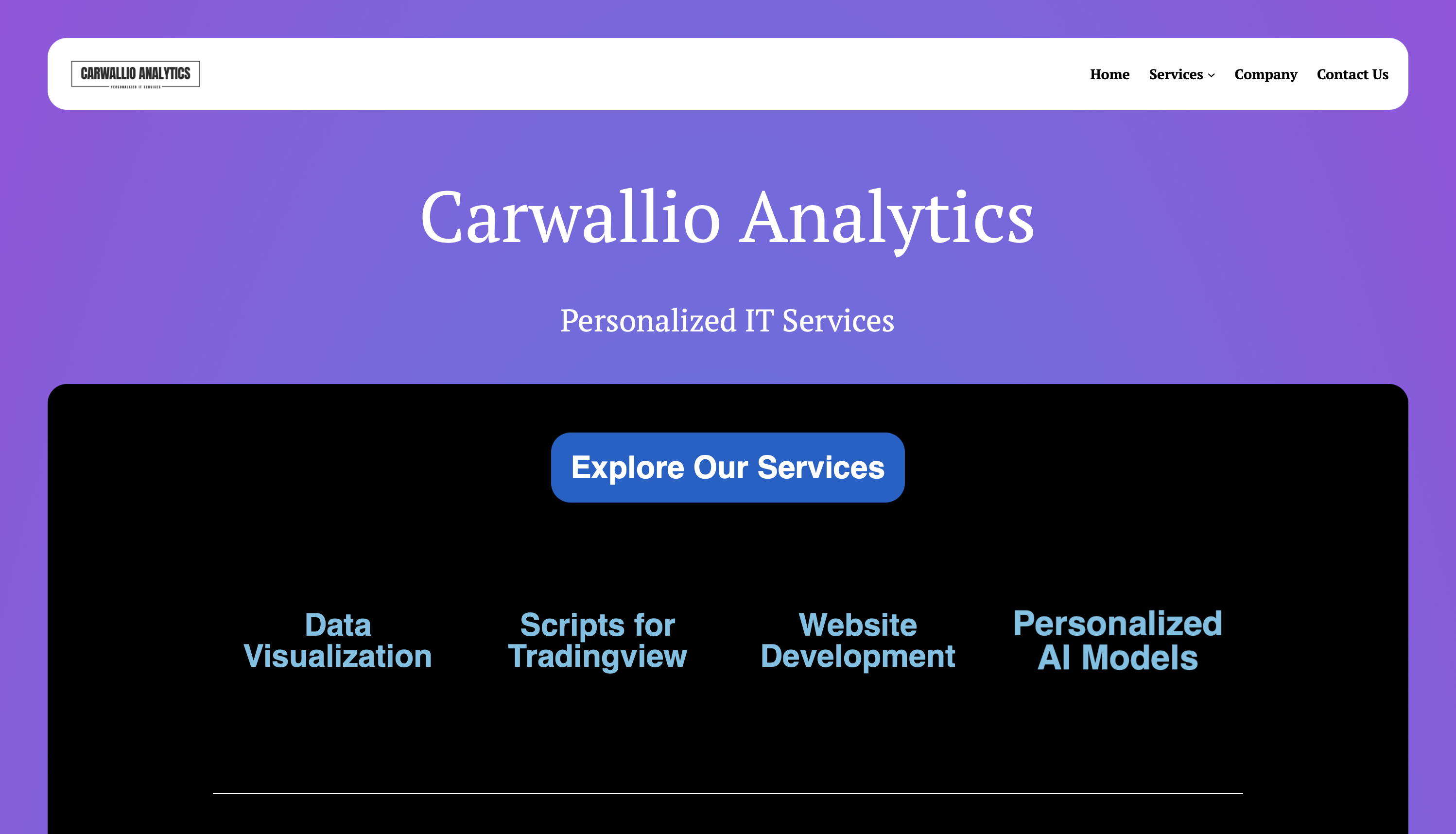 Carwallio Analytics project preview